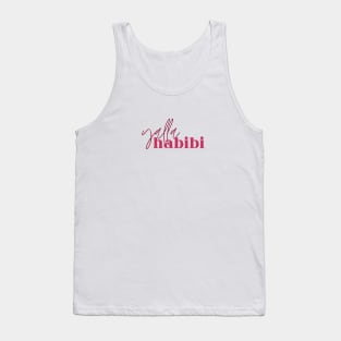 yalla habibi - two fonts Tank Top